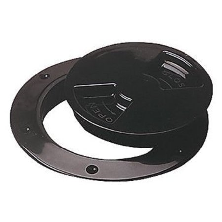 SEA DOG Plate-4  Deck Blk Qrtr Turn, #336145-1 336145-1